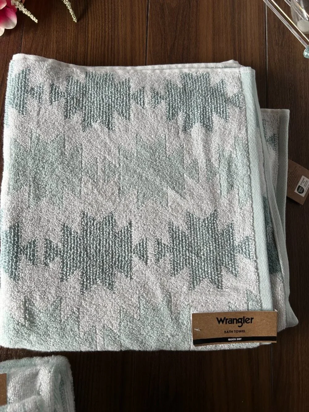 Wrangler - Bath Towel Set, Canyon Ikat Western Towel Set Including Bath & Hand